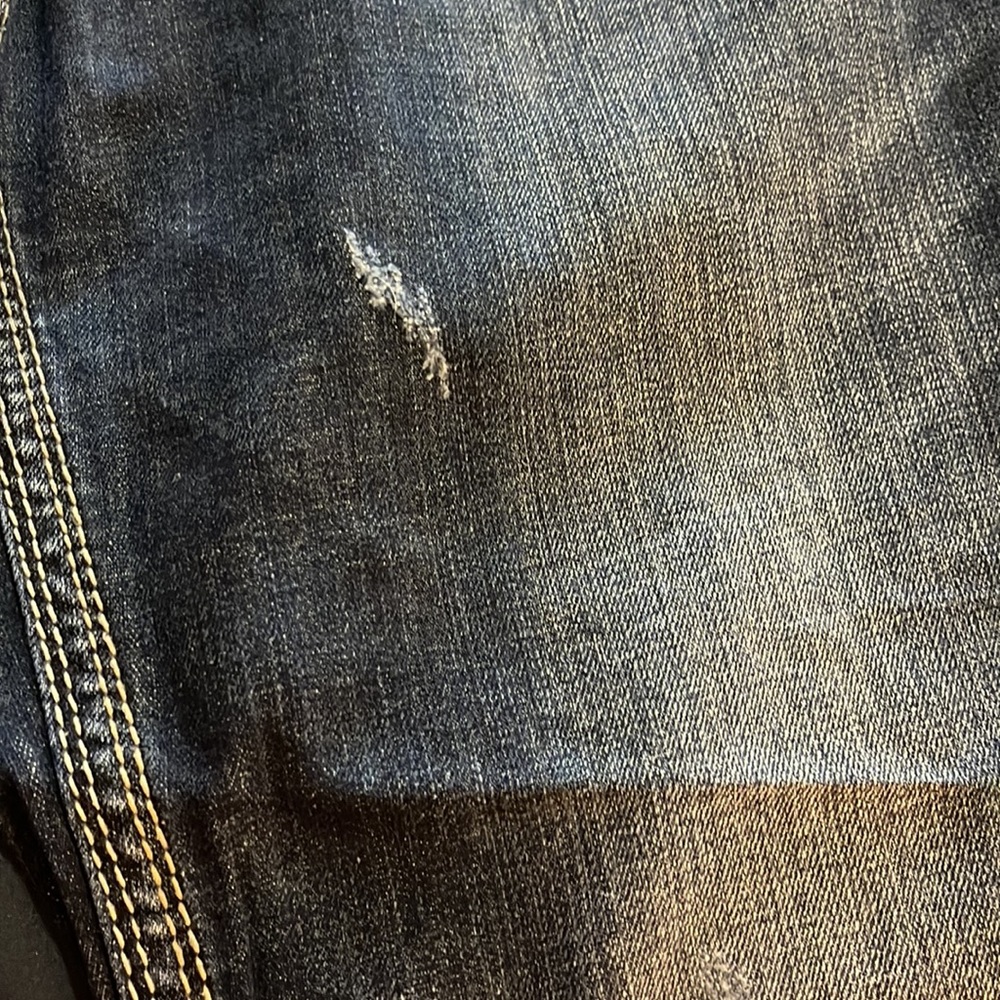 Silver distressed jeans. - Picture 7 of 7